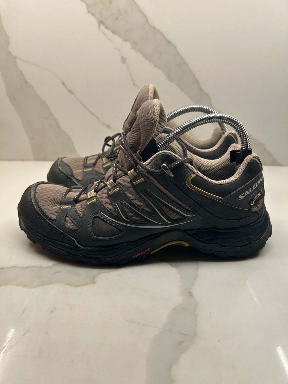 Salomon Womens Ellipse GTX Sz 8.5 Trail Running Hiking Shoes Sneakers Gore Tex